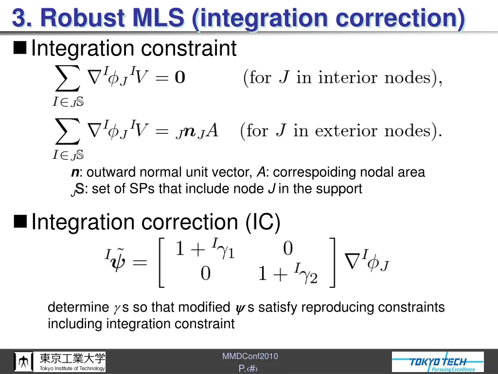 3 robust mls integration correction integration