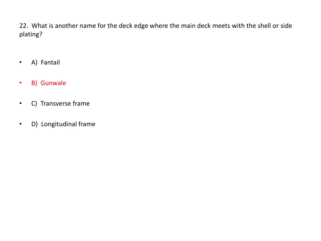 22 what is another name for the deck edge where
