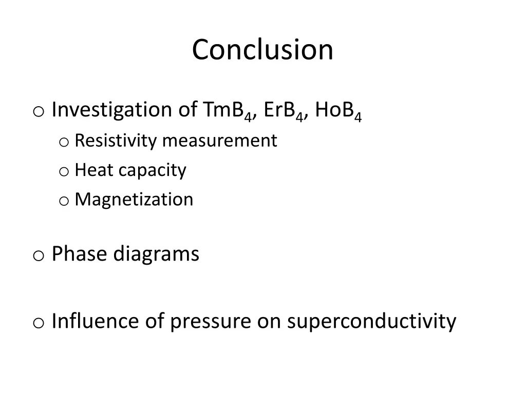 conclusion