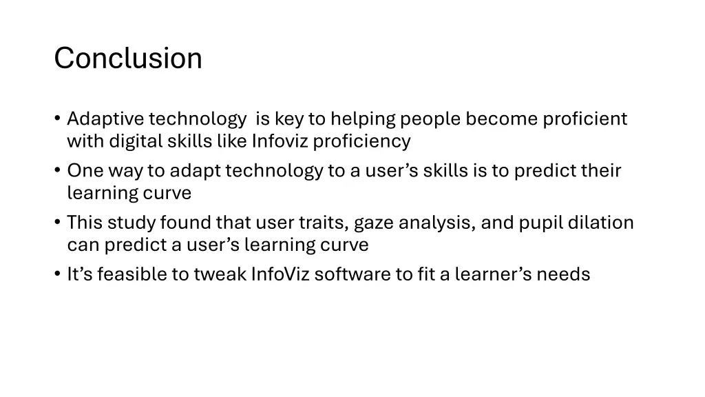 conclusion