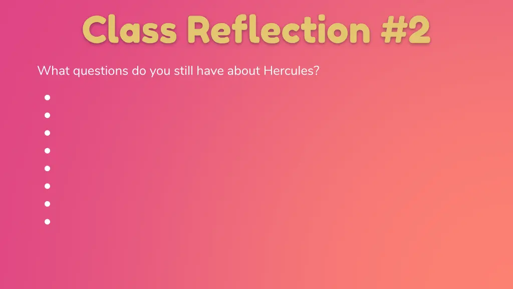class reflection 2