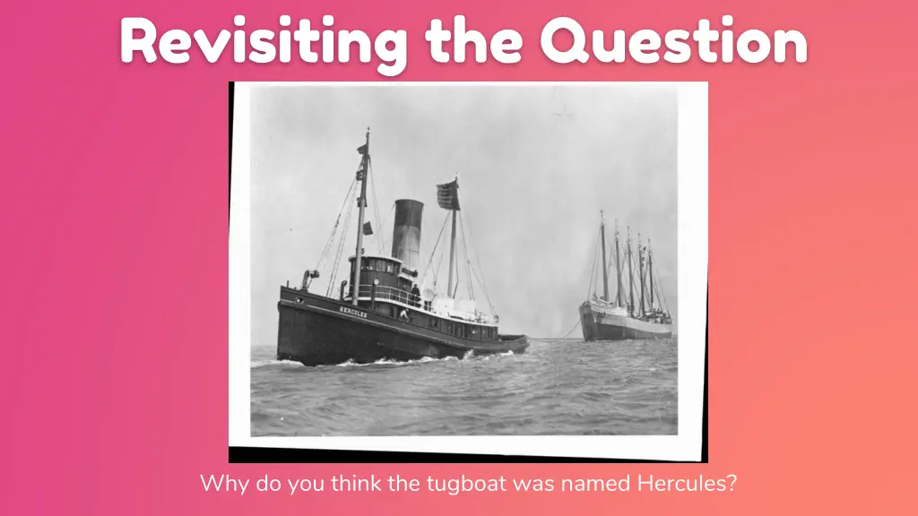 revisiting the question