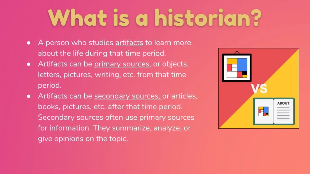 what is a historian