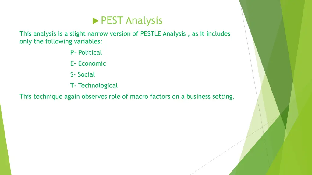 pest analysis