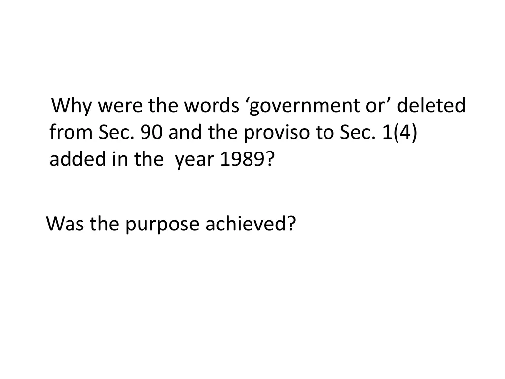 why were the words government or deleted from