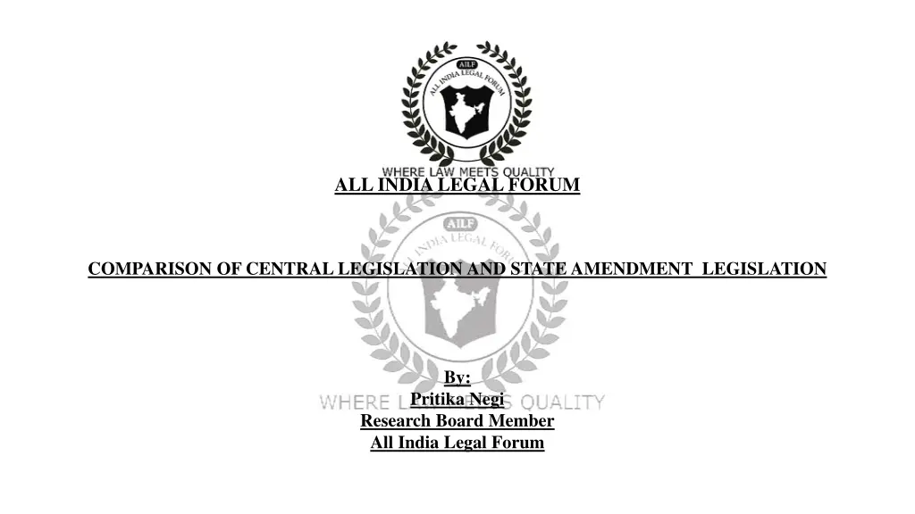 all india legal forum