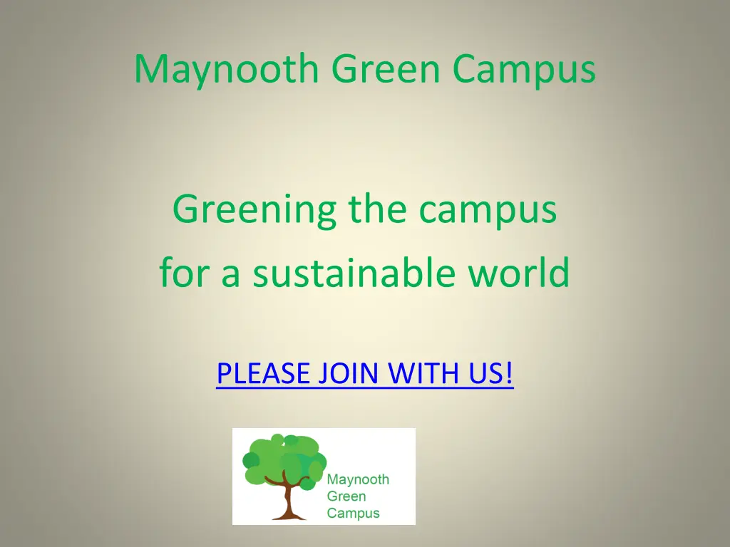 maynooth green campus