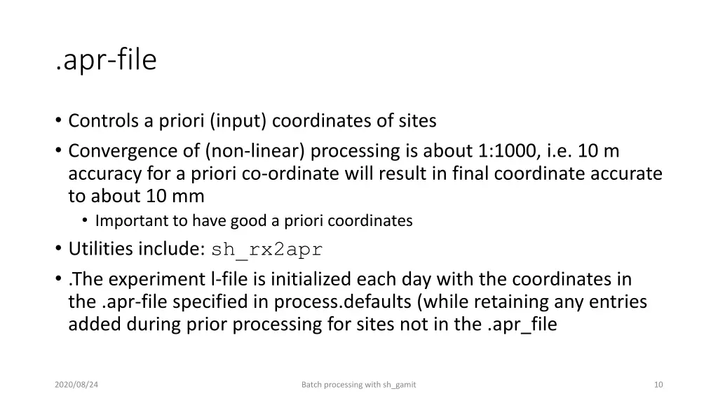 apr file