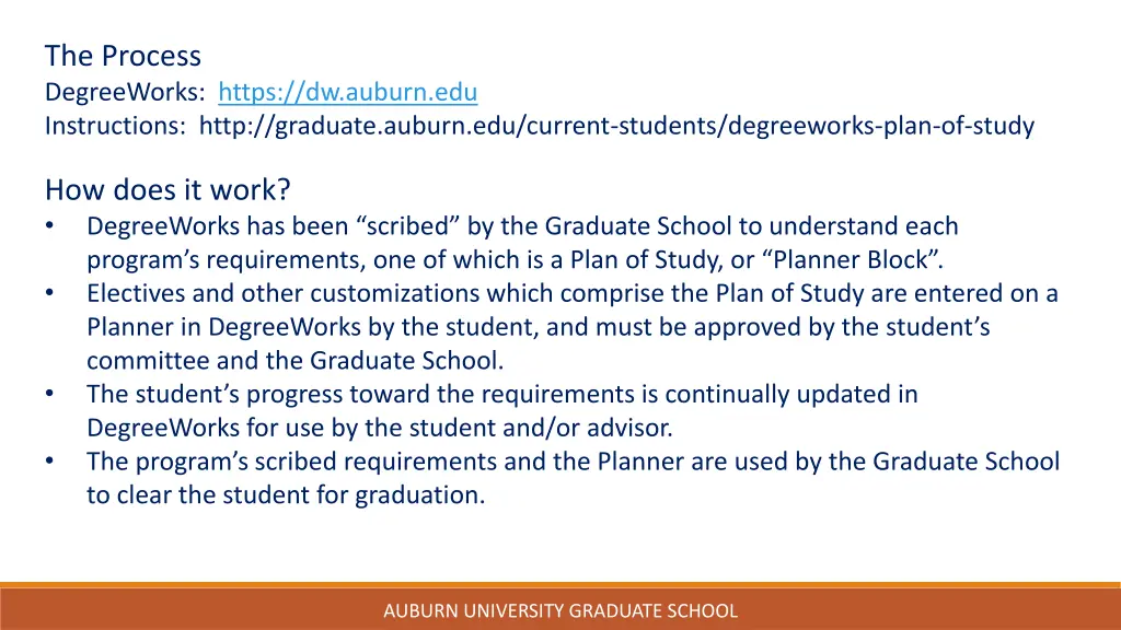 the process degreeworks https dw auburn
