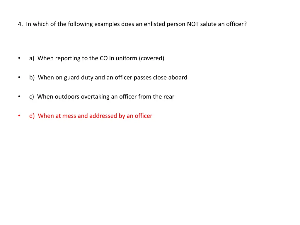 4 in which of the following examples does