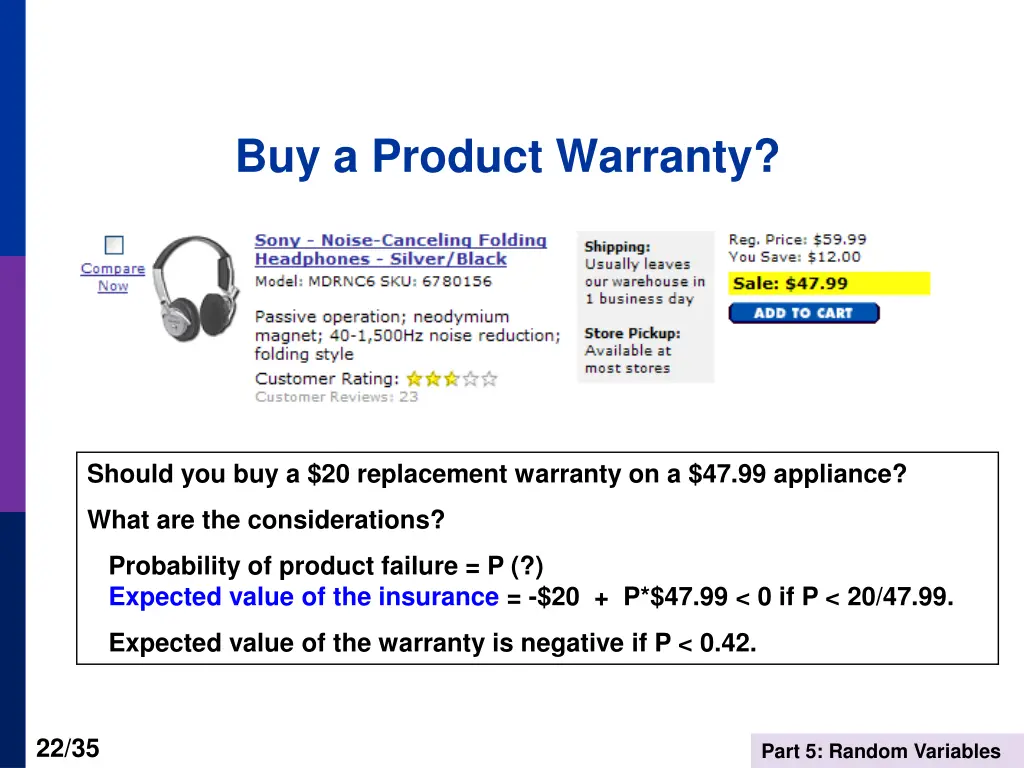 buy a product warranty