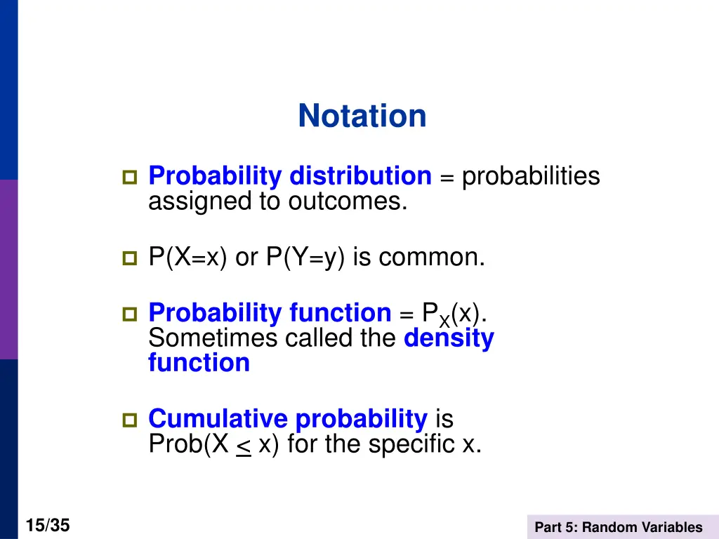 notation