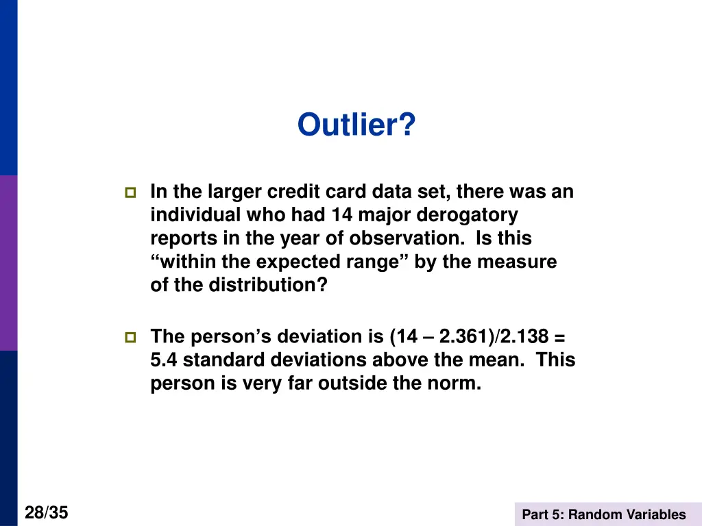 outlier