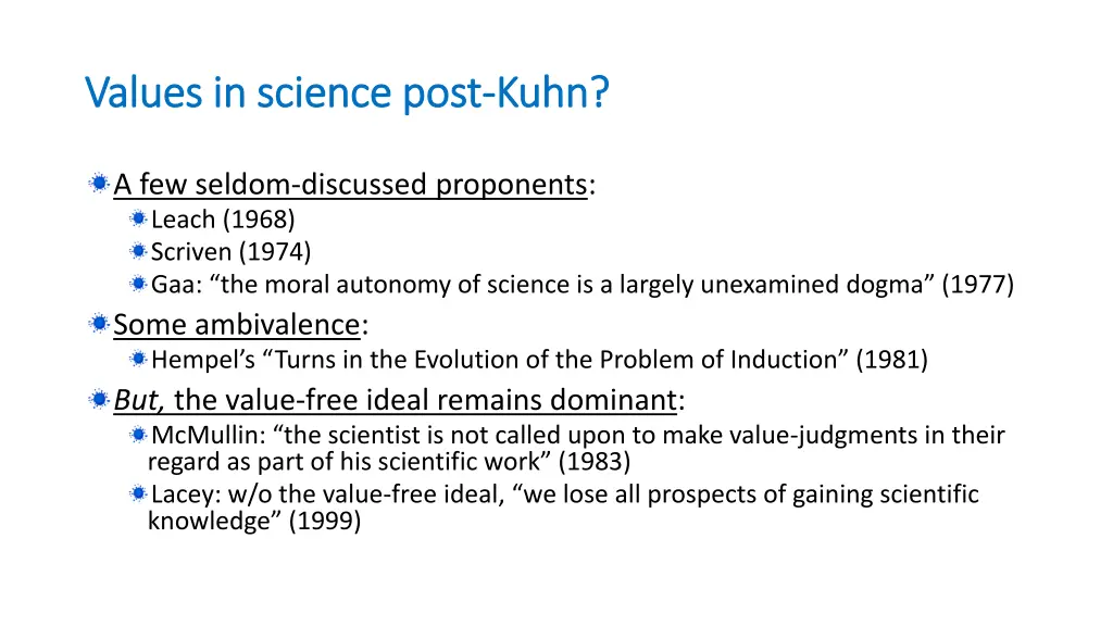 values in science post values in science post kuhn