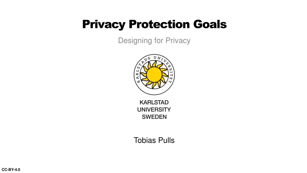 privacy protection goals
