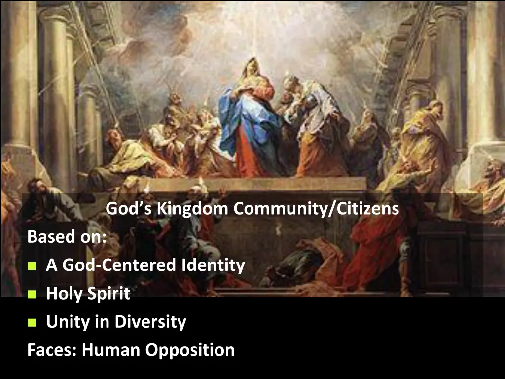 god s kingdom community citizens based on
