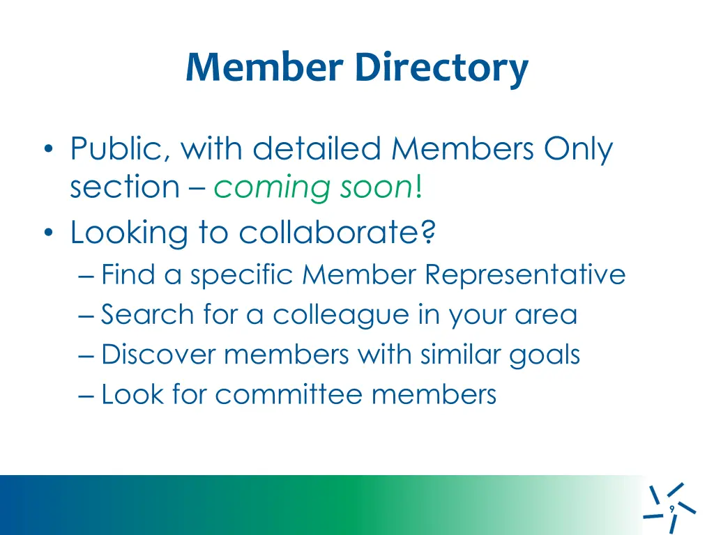 member directory