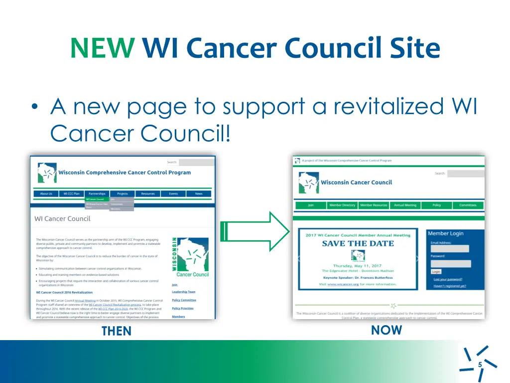 new wi cancer council site