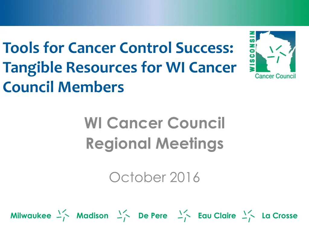 tools for cancer control success tangible