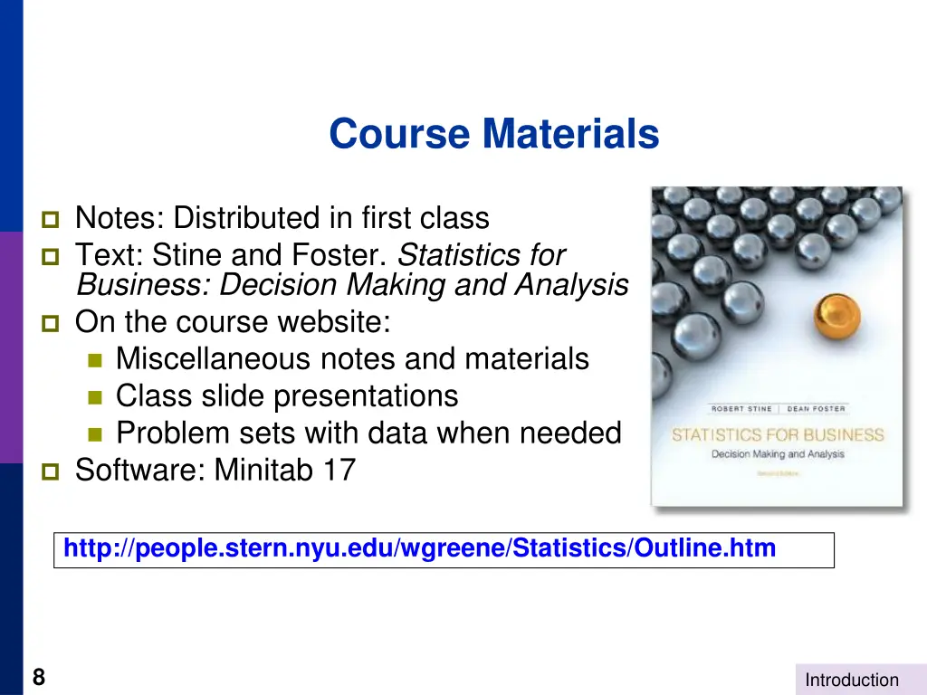 course materials