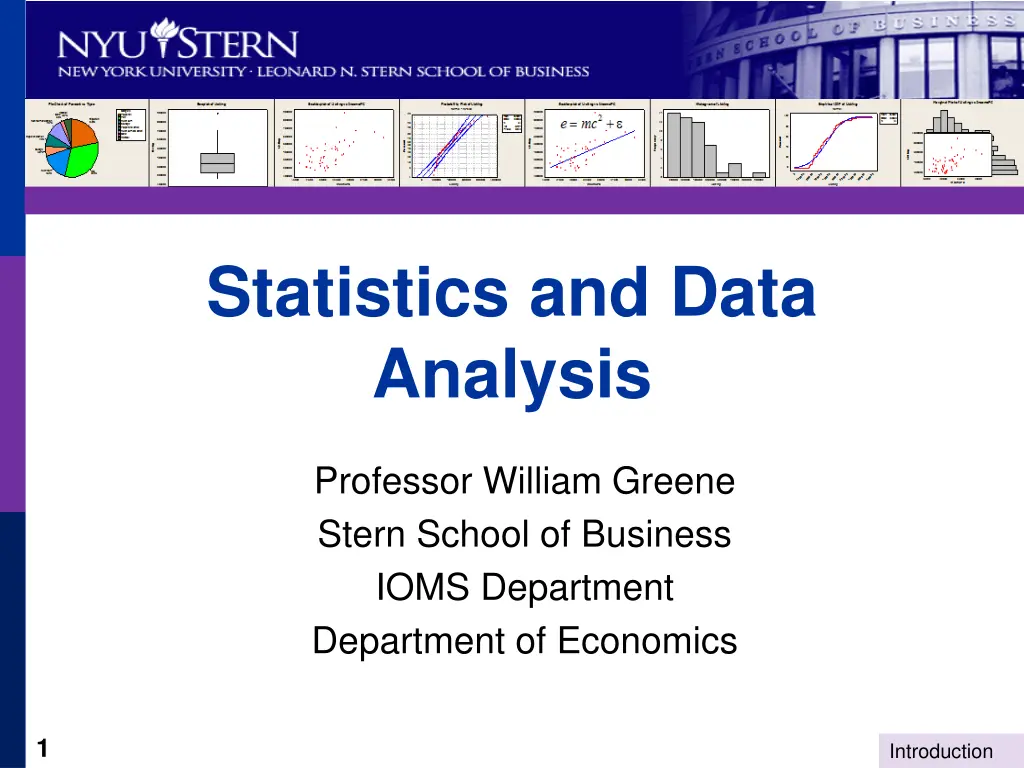 statistics and data analysis