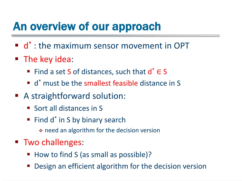 an overview of our approach an overview