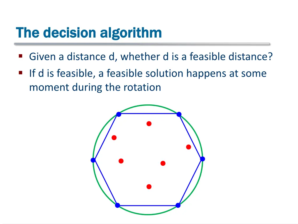 the decision algorithm the decision algorithm