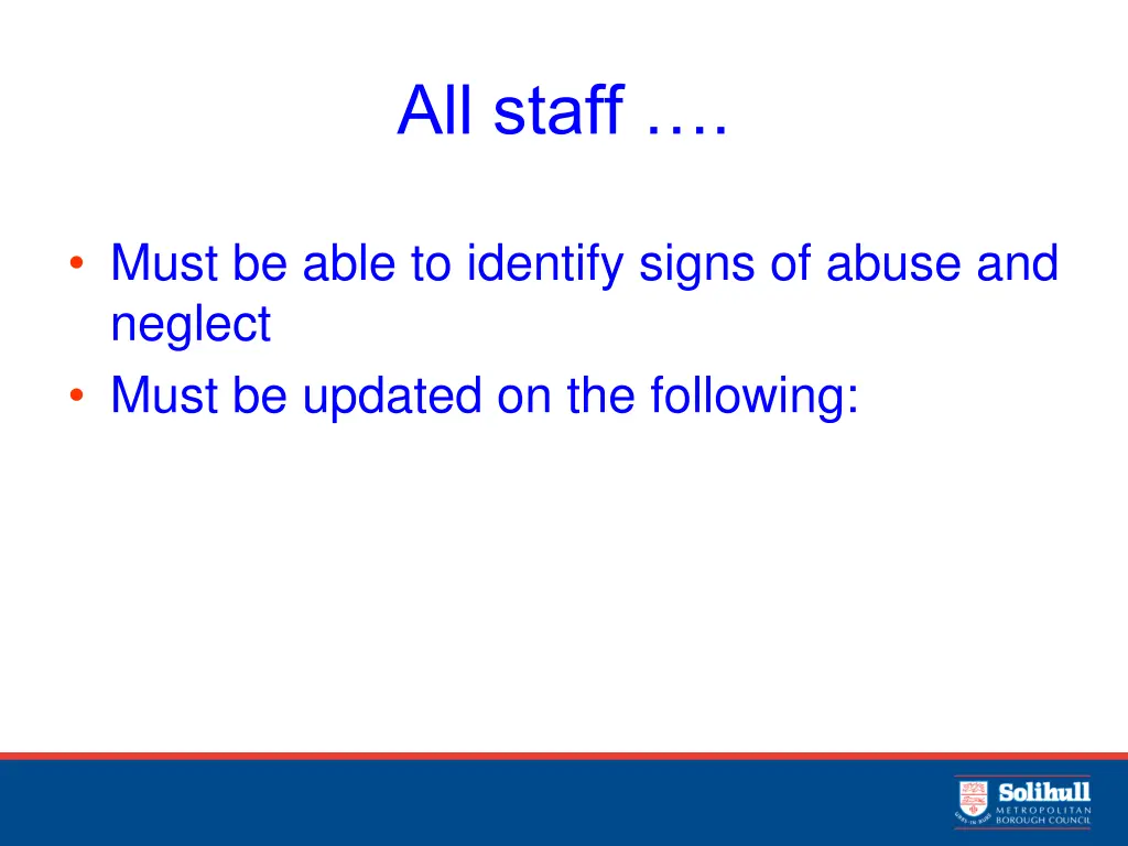 all staff
