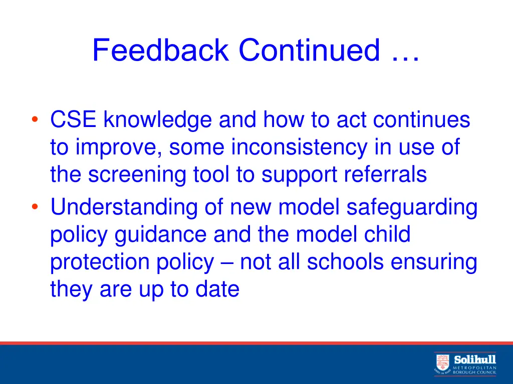 feedback continued 1