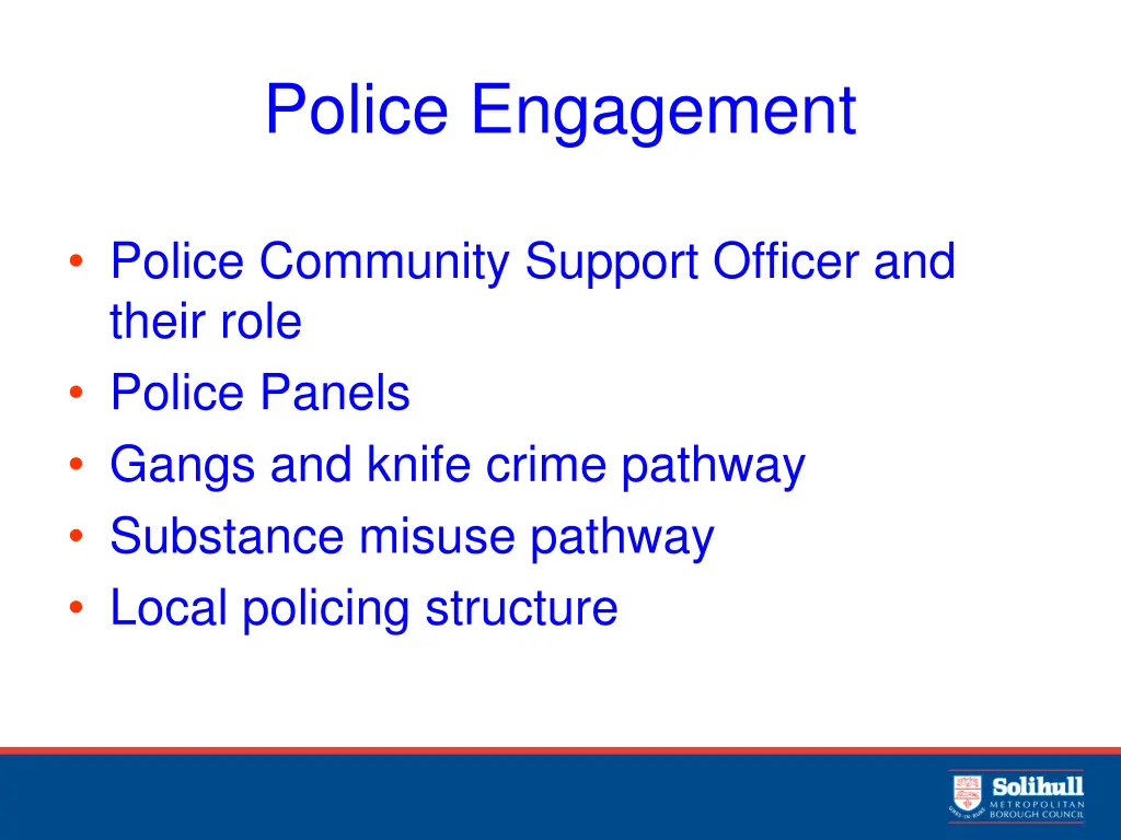 police engagement