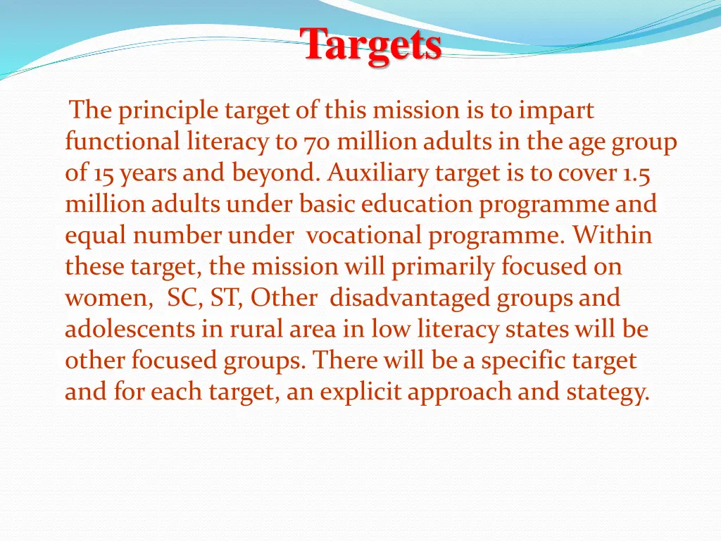 targets