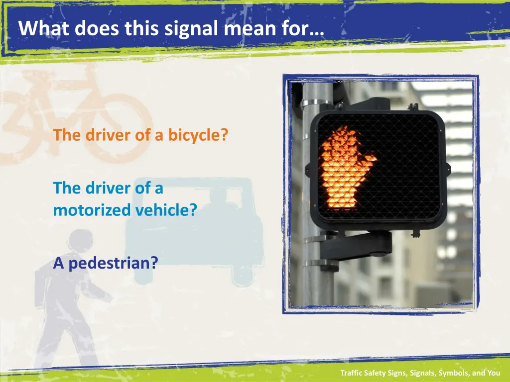 what does this signal mean for 1