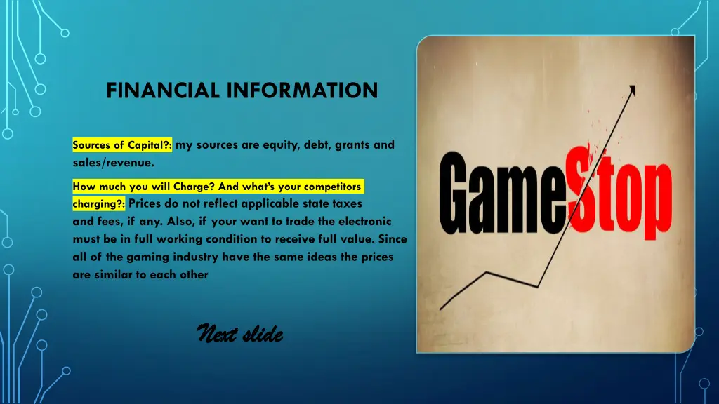 financial information