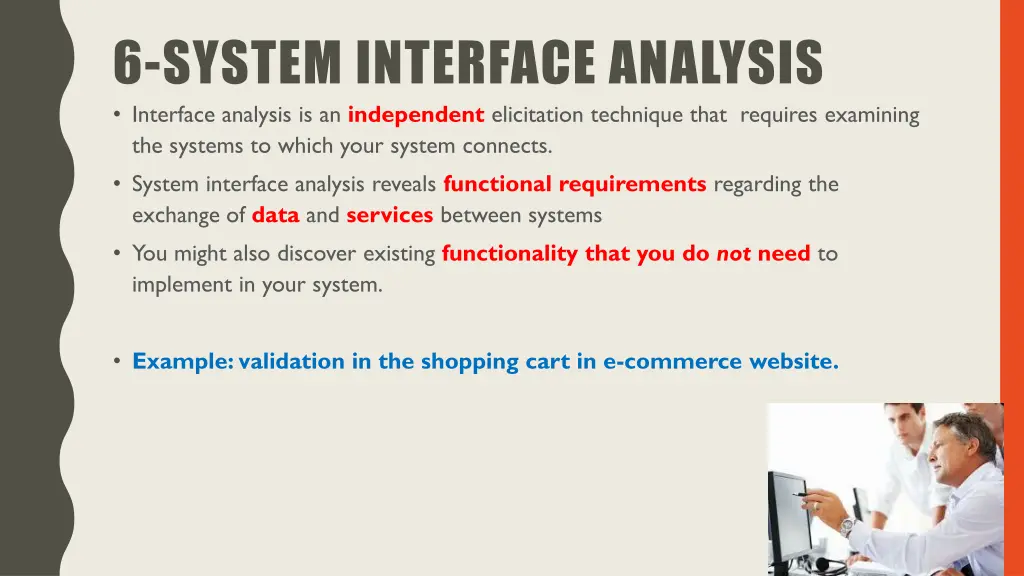 6 system interface analysis interface analysis