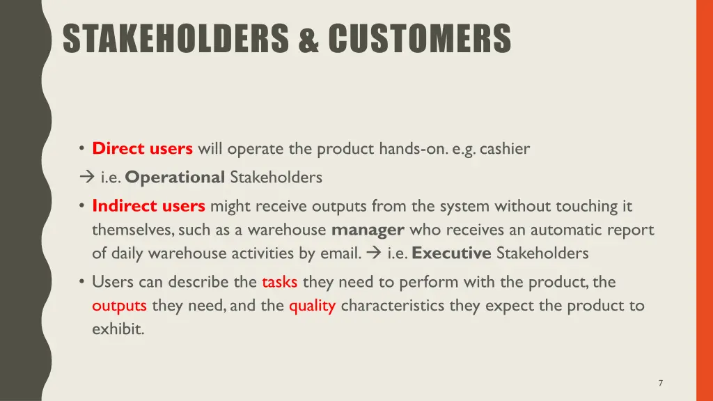 stakeholders customers 1