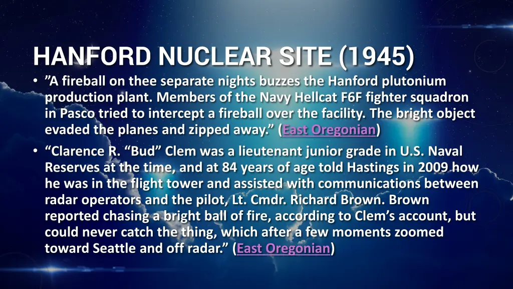 hanford nuclear site 1945 a fireball on thee