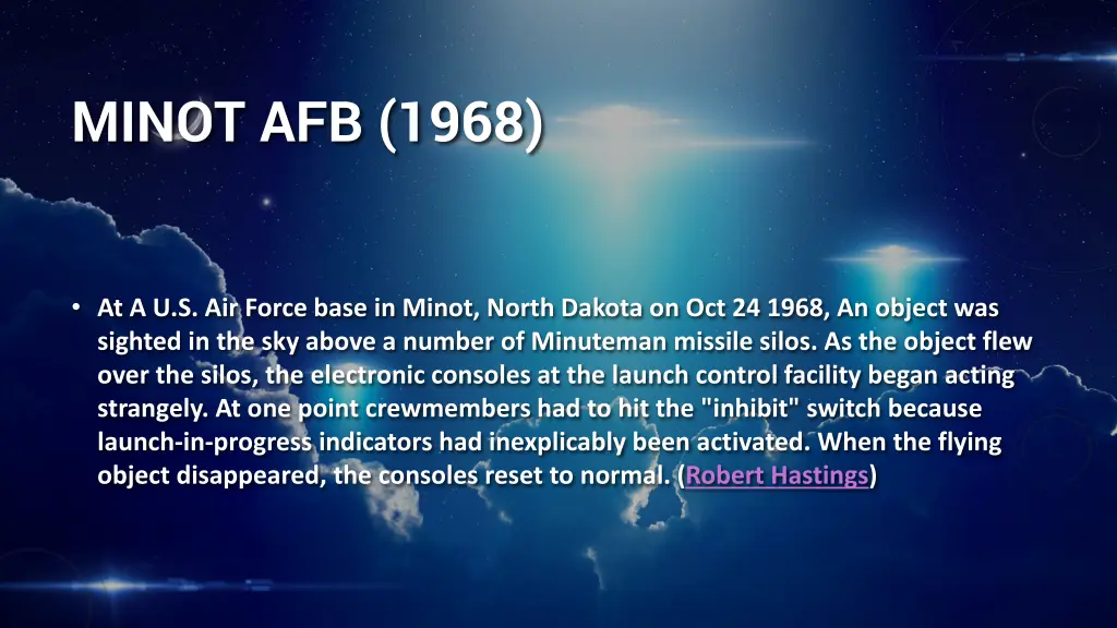minot afb 1968