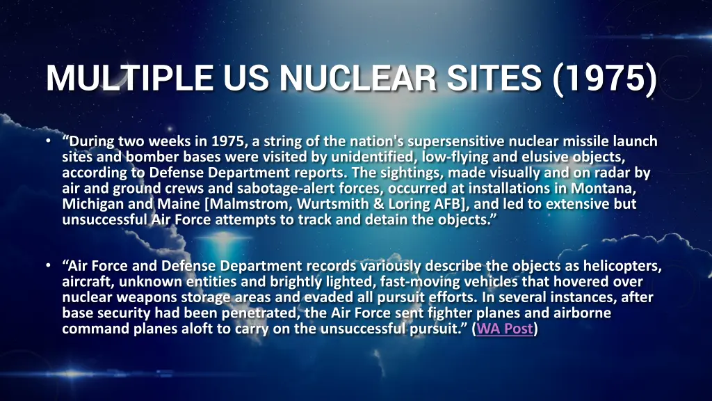 multiple us nuclear sites 1975 1