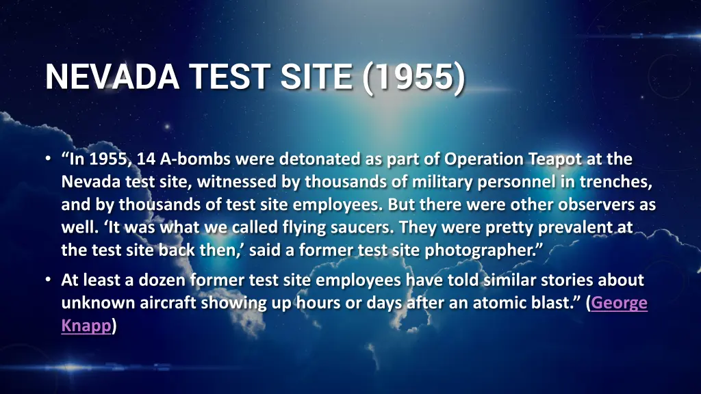 nevada test site 1955