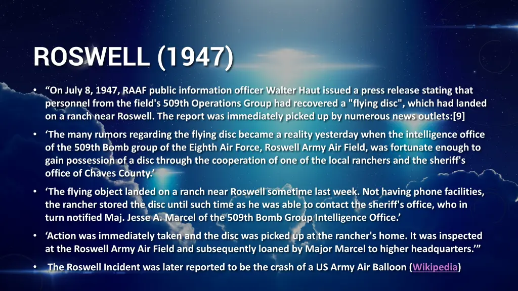 roswell 1947