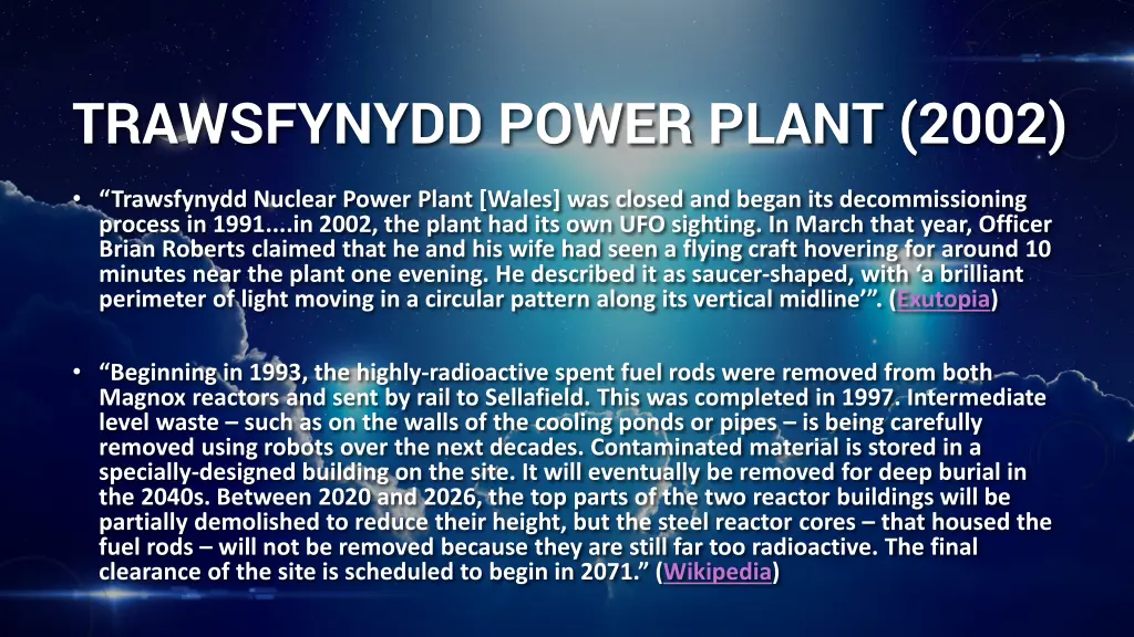 trawsfynydd power plant 2002