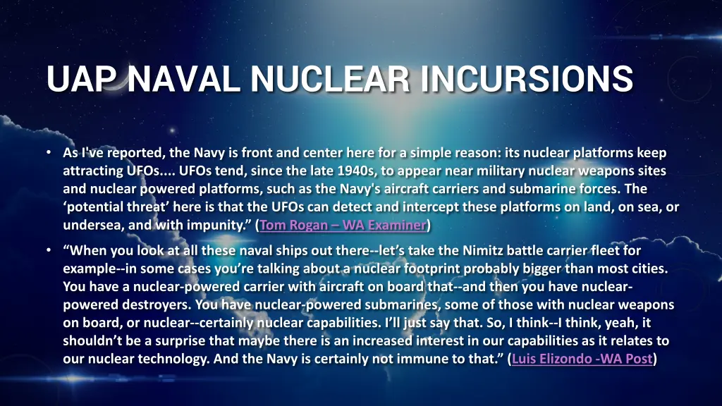 uap naval nuclear incursions
