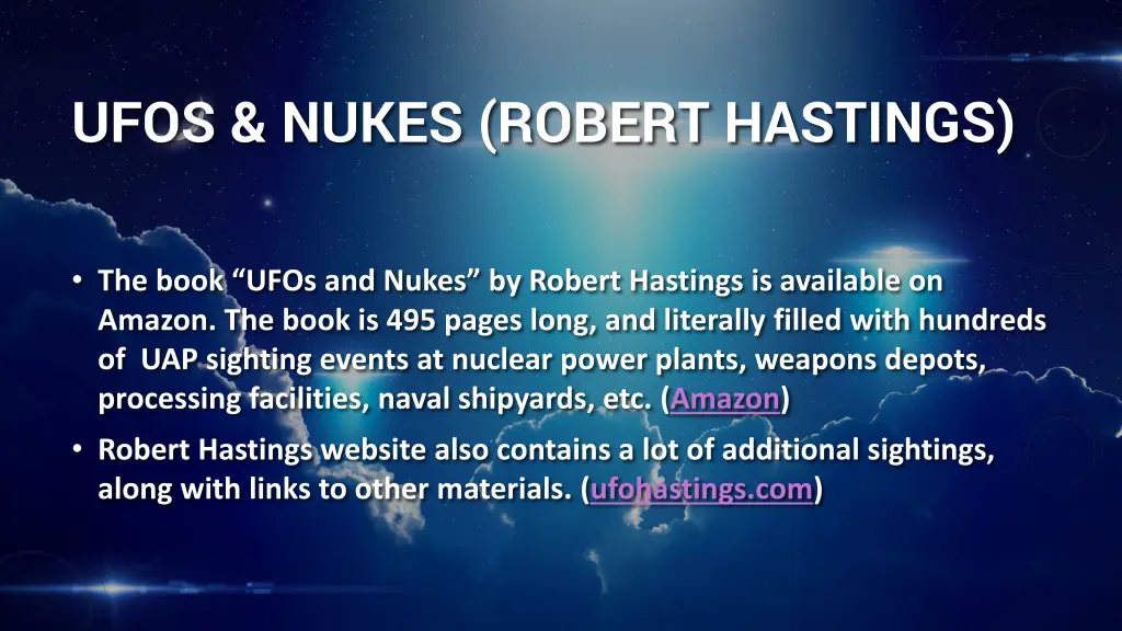 ufos nukes robert hastings