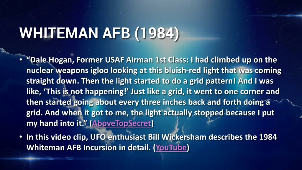 whiteman afb 1984