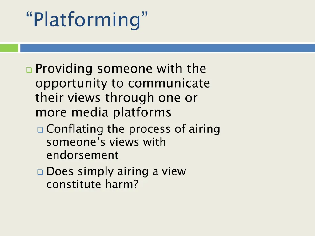 platforming
