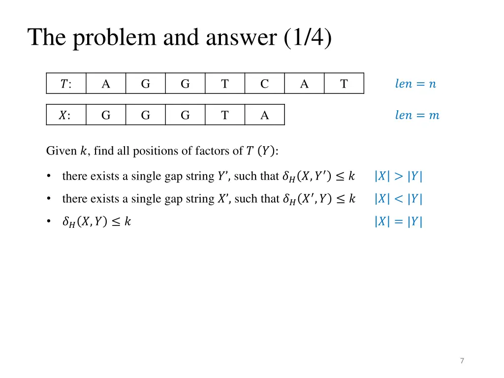 the problem and answer 1 4