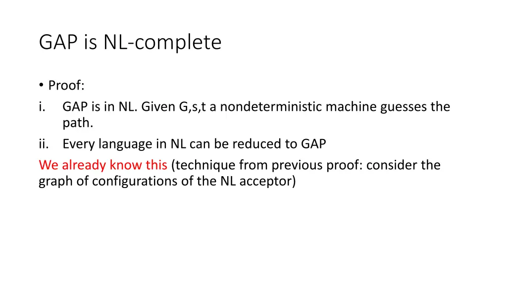 gap is nl complete 3