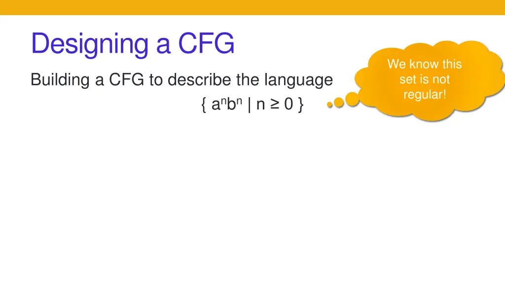 designing a cfg 3