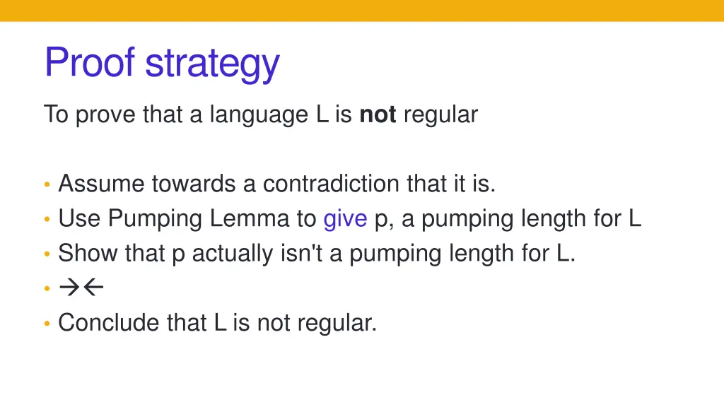 proof strategy