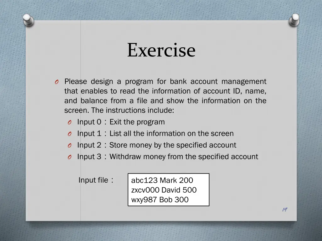 exercise